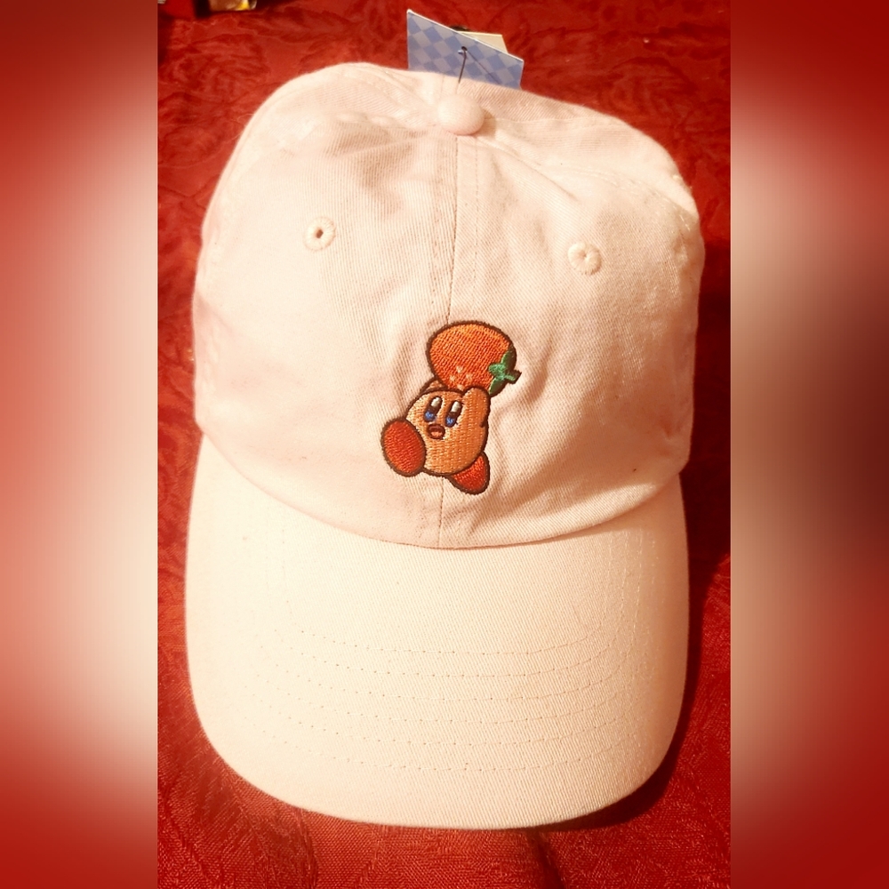 Kirby strawberry Ball cap